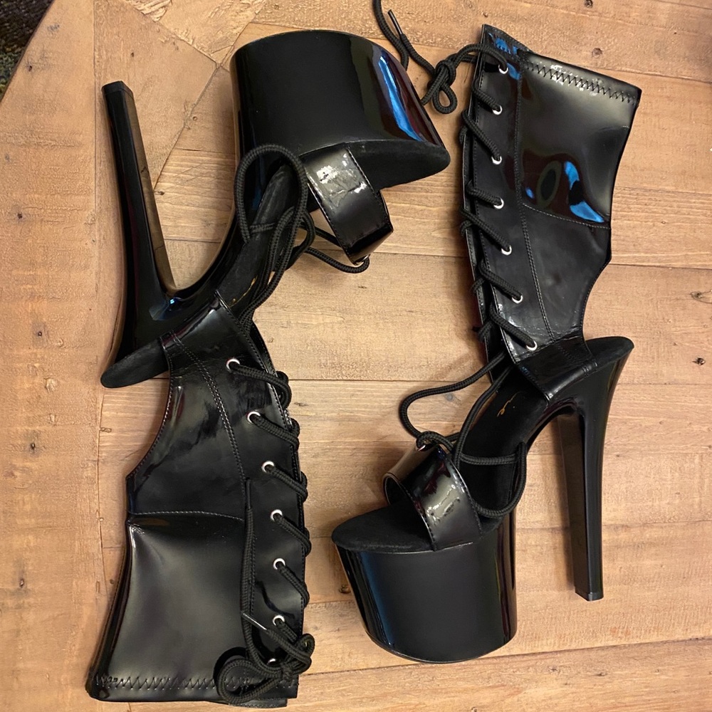 Exotic Stripper Dancer Stilettos size 9 Euc